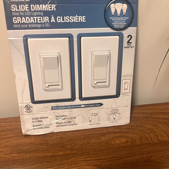 Feit Slide Dimmer Switch Ideal for LED Lighting (2 pack) - Picture 4 of 4